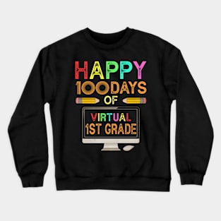 100 day of 1st grade Crewneck Sweatshirt